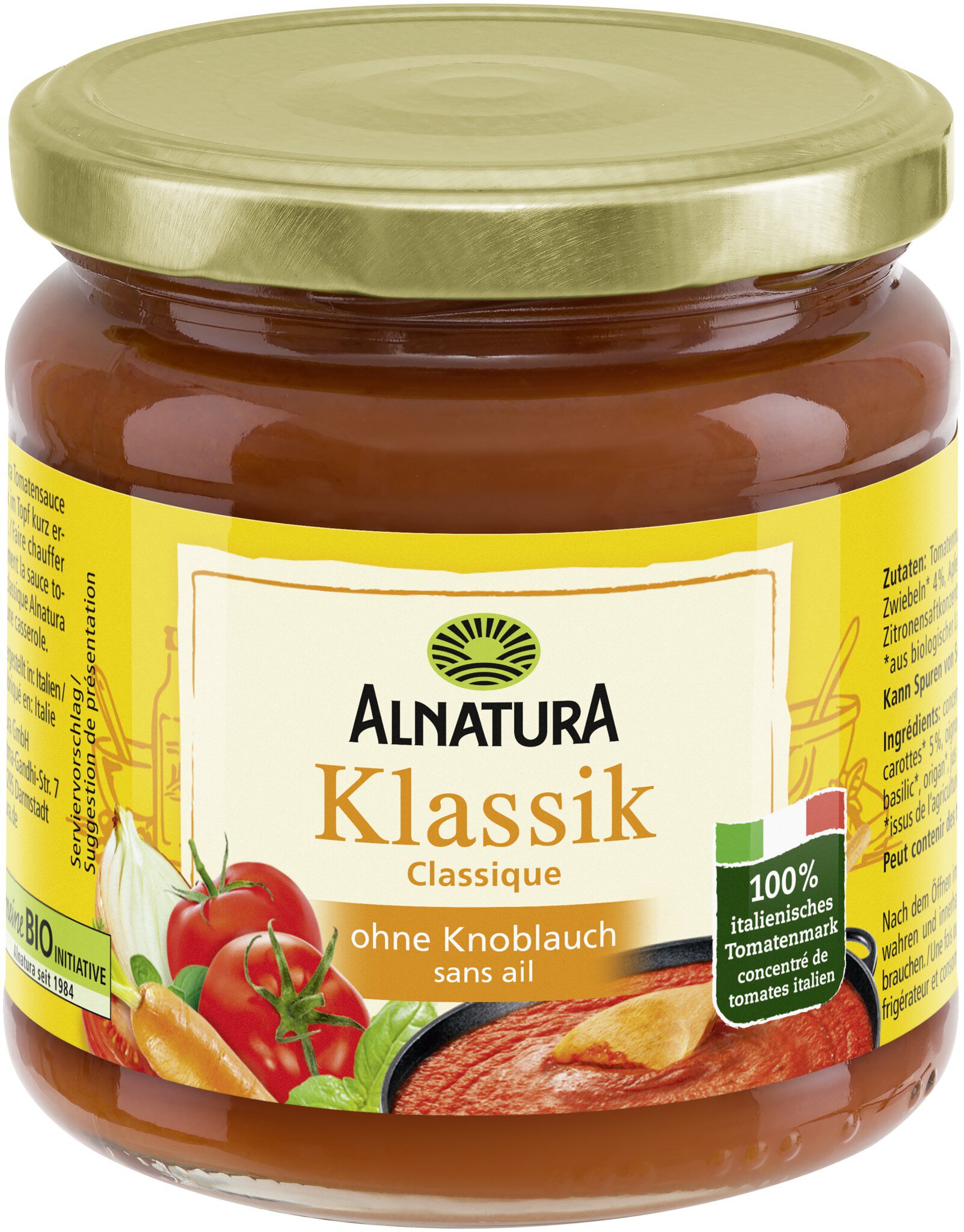 Tomatensauce Klassik Ml In Bio Qualit T Von Alnatura