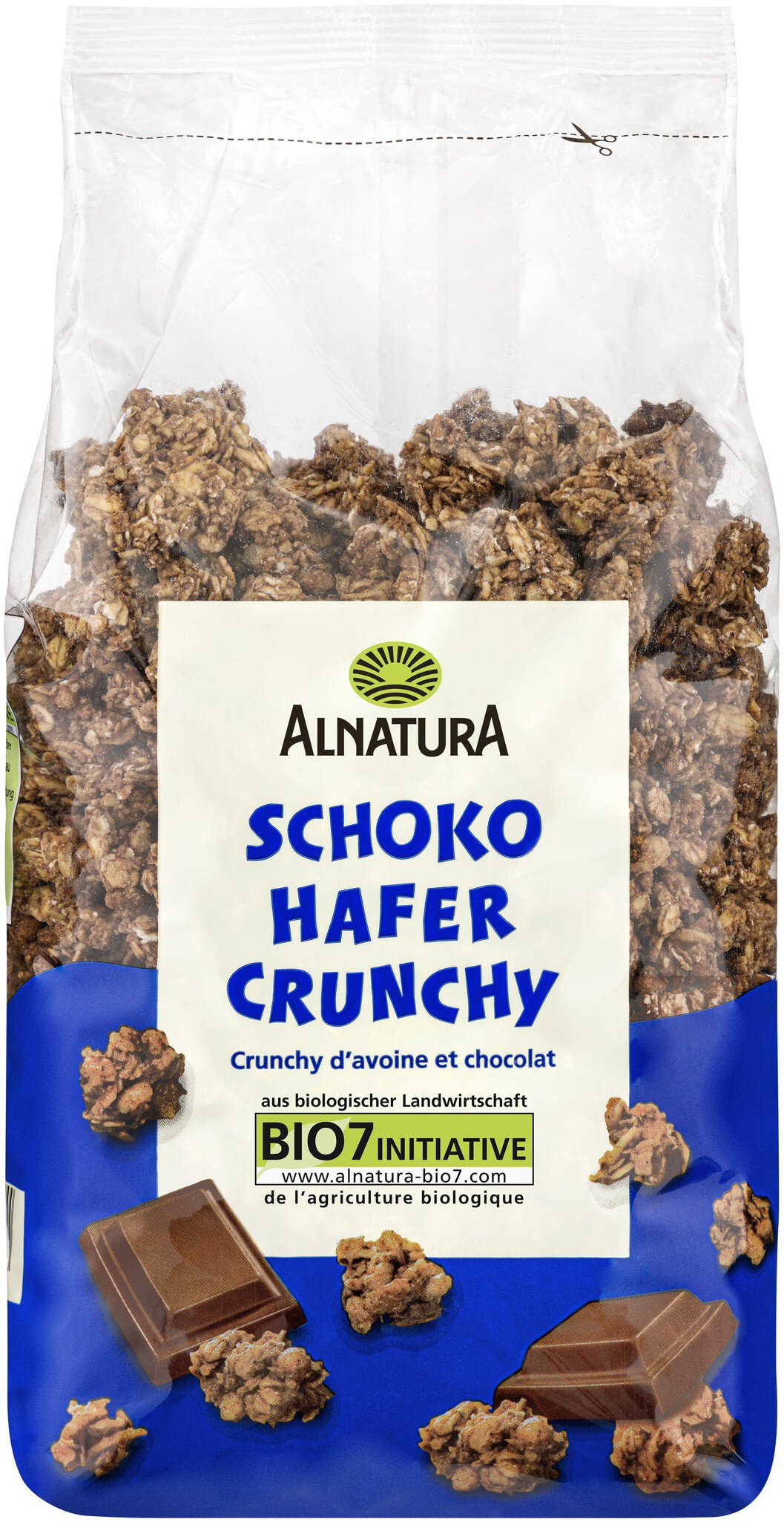 Schoko Hafer Crunchy 750 g in Bio Qualität von Alnatura