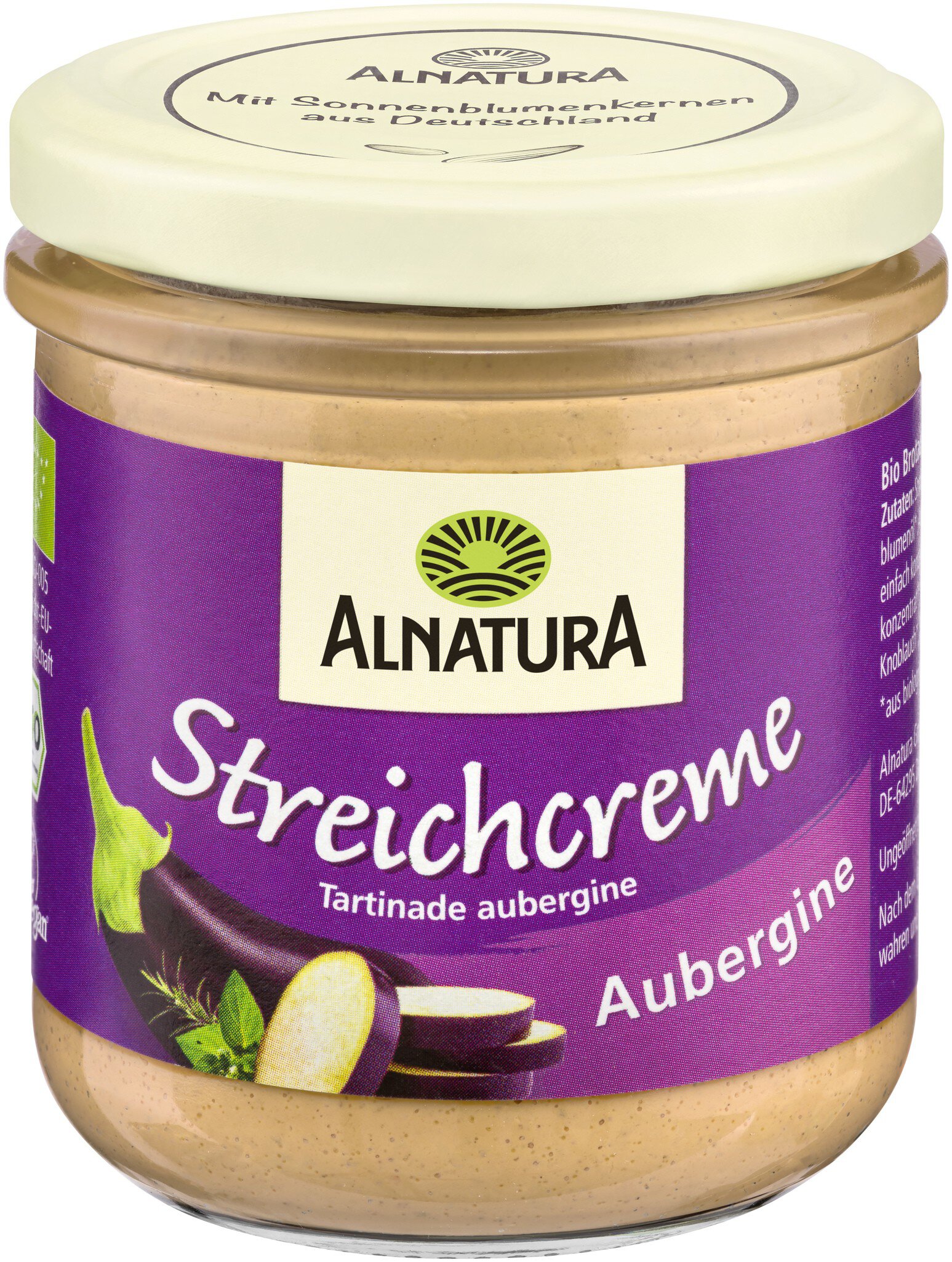 Auberginen Streichcreme G In Bio Qualit T Von Alnatura