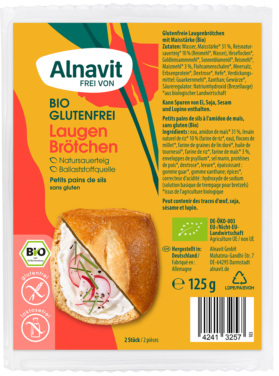 Petits pains de sils (125 g) en qualité biologique par Alnavit