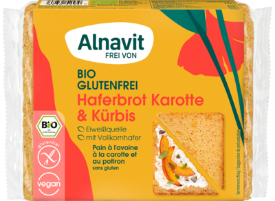Haferbrot Karotte & Kürbis