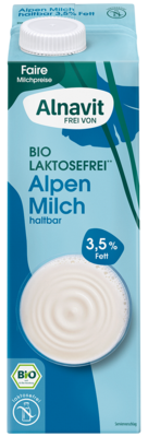 Laktosefreie Alpenmilch haltbar 3,5 %