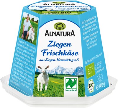 Ziegenfrischkäse aus Heumilch
