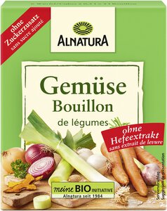 Gemüsebouillon ohne Hefeextrakt (Würfel)