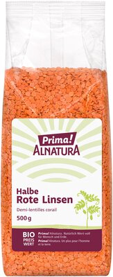 Halbe Rote Linsen