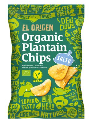Kochbananen Chips salzig 