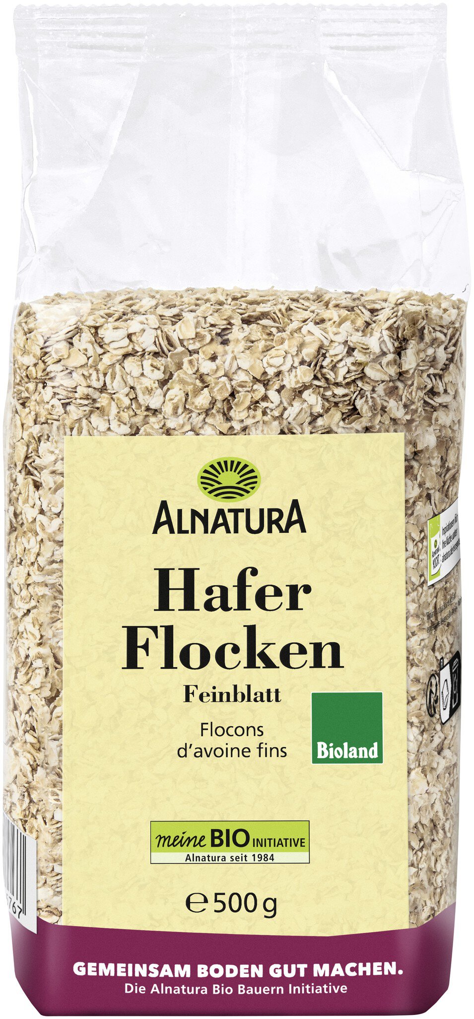 Haferflocken Feinblatt (500 g) in Bio-Qualitt von Alnatura