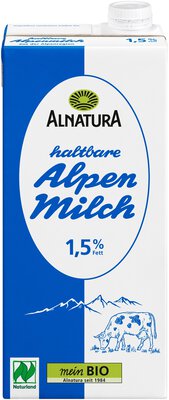 Haltbare Alpenmilch 1,5% 