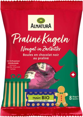 Praliné Kugeln Nougat Zartbitter