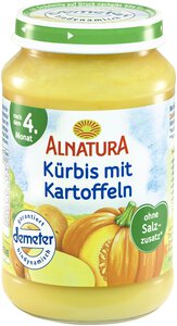 Kürbis mit Kartoffeln 