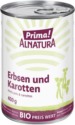 Erbsen und Karotten