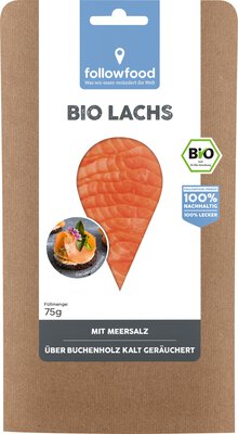 Lachs in Scheiben kalt geräuchert