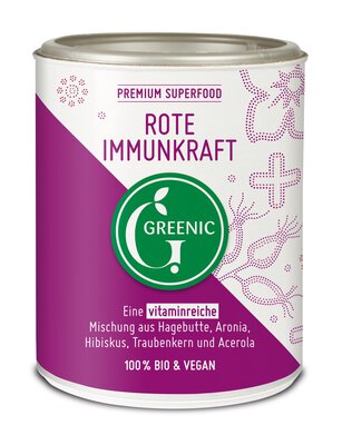 Rote Trinkpulvermischung