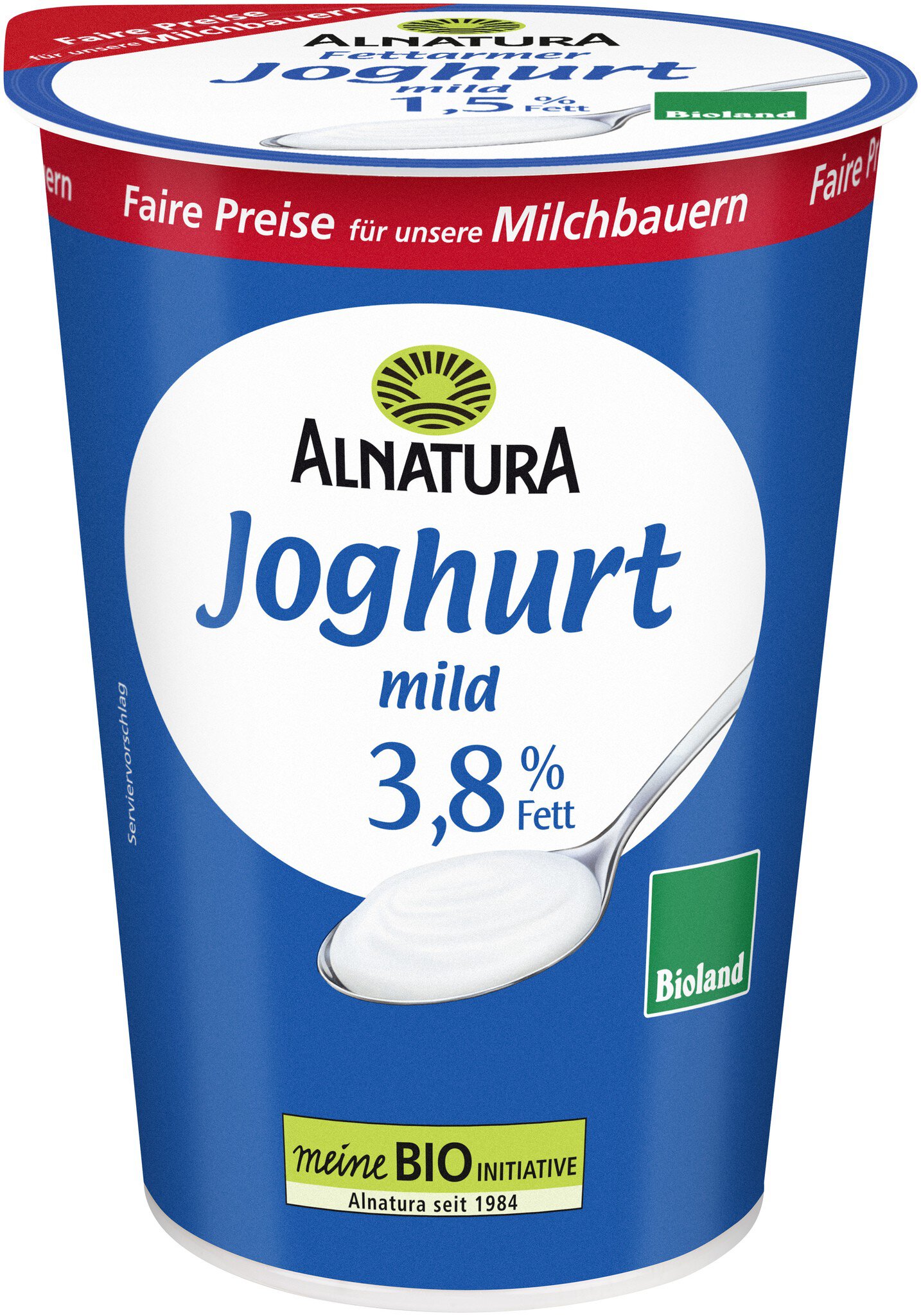 von Joghurt Fett 3,8 mild g) Bio-Qualität in % Alnatura (500