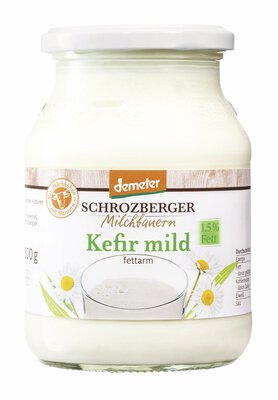 Kefir mild im Glas 1,5% 