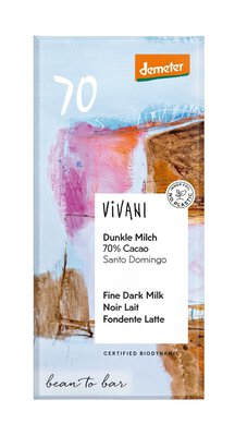 Dunkle Milch 70% Cacao