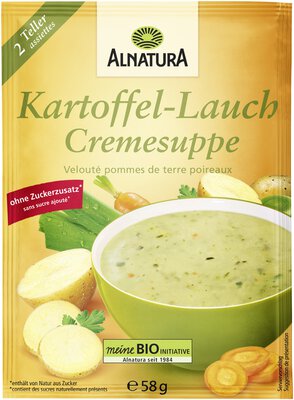 Kartoffel-Lauch-Cremesuppe