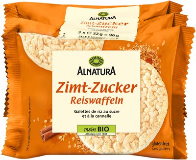 Zimt-Zucker-Reiswaffeln