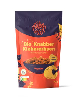 Knabber-Kichererbsen Paprika