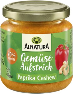 Gemüseaufstrich Paprika-Cashew