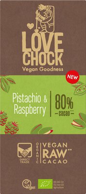 Pistachio & Raspberry 80%