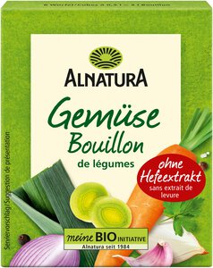 Gemüsebouillon ohne Hefeextrakt (Würfel)