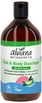 Hair & Body Duschgel mit Bio-Aloe Vera
