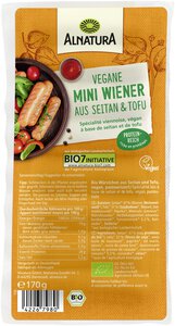 Vegane Mini-Wiener aus Seitan und Tofu (ungekühlt) 