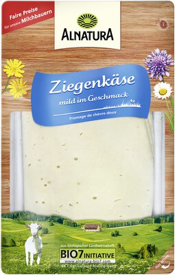 Ziegengouda in Scheiben
