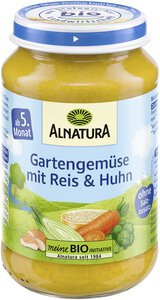 Gartengemüse mit Reis & Huhn