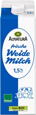 Frische Weidemilch 1,5 % Fett