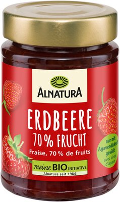 Fruchtaufstrich Erdbeere mit Agavendicksaft 