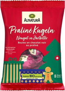Praliné Kugeln Nougat Zartbitter