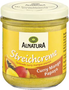 Streichcreme Curry-Mango-Papaya