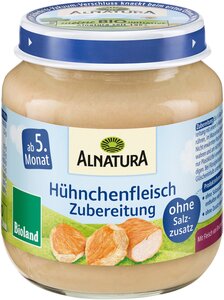 Hühnchenfleisch-Zubereitung 