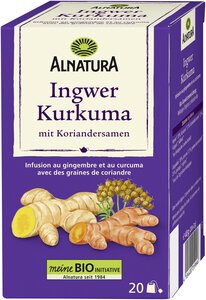 Ingwer-Kurkuma-Tee mit Koriandersamen