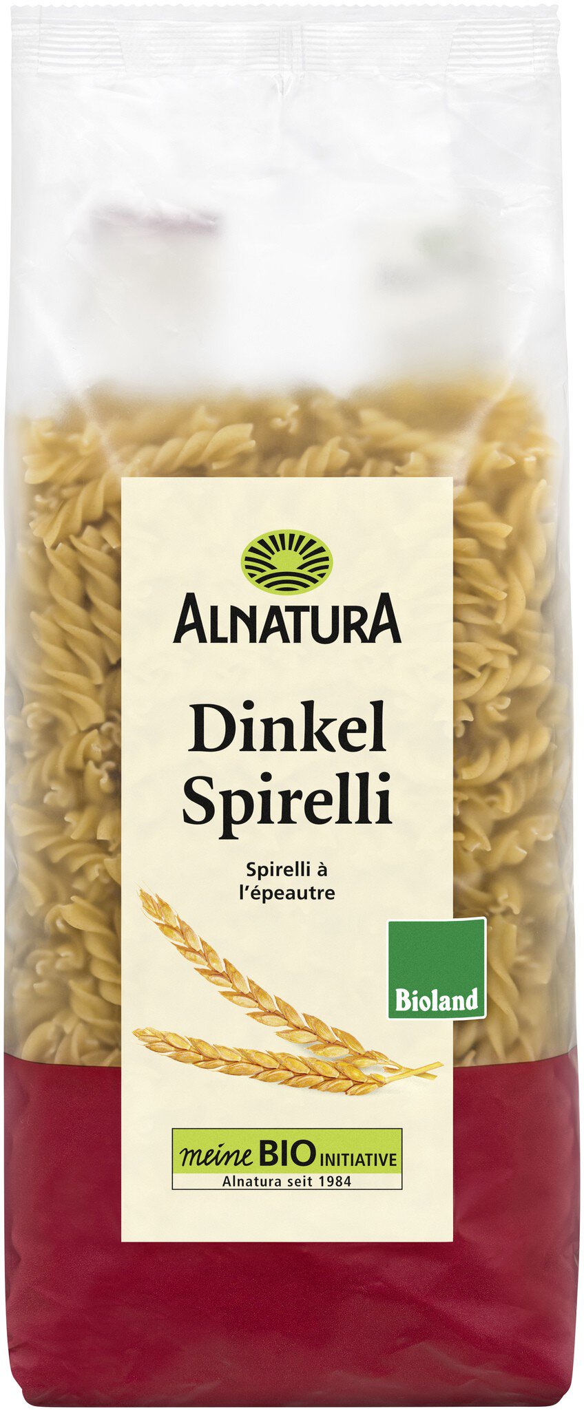 g) Dinkel-Spirelli von (500 Alnatura Bio-Qualität in