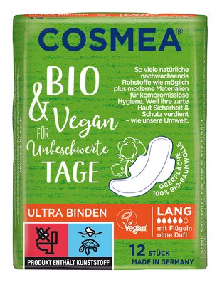 Ultra Binden Lang mit Flügeln