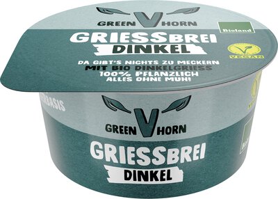 Dinkel Grießbrei vegan