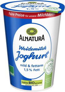 Weidemilch-Joghurt 1,5% Fett 