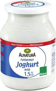 Joghurt mild 1,5 % Fett (500 g) in Bio-Qualität von Alnatura