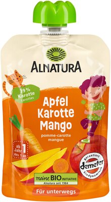 Quetschbeutel Apfel-Karotte-Mango