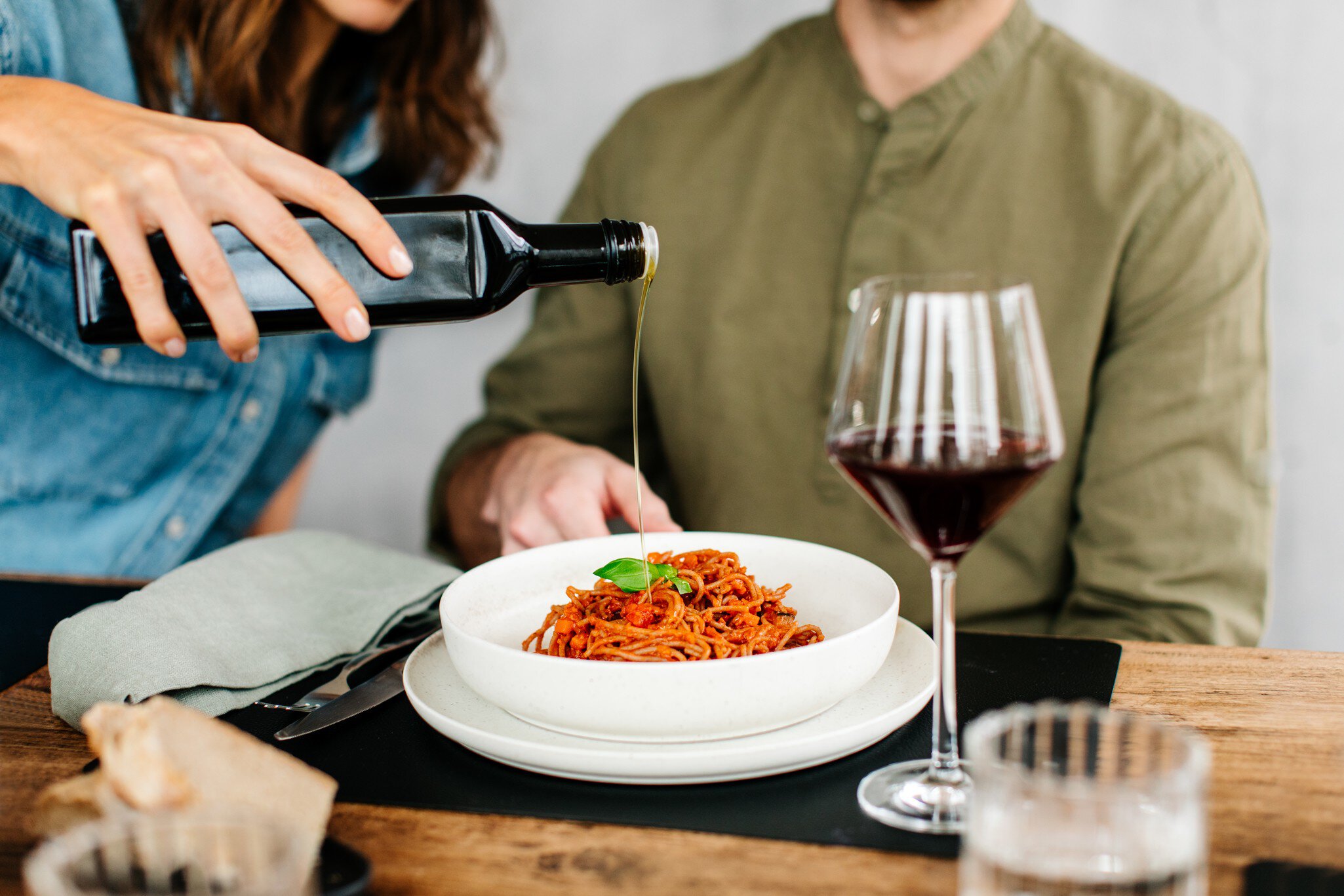 Restaurant mit glutenfreier Pasta