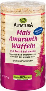 Mais-Amaranth-Waffeln