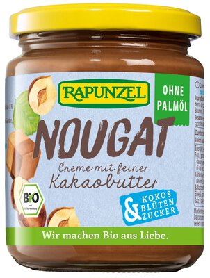 Nougat-Creme mit Kokosblütenzucker