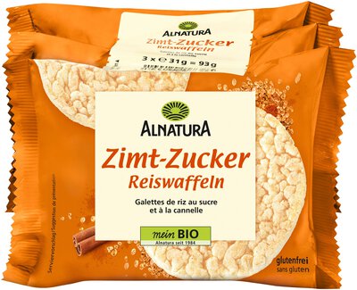 Zimt-Zucker-Reiswaffeln