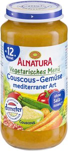 Vegetarisches Menü Couscous-Gemüse mediterraner Art