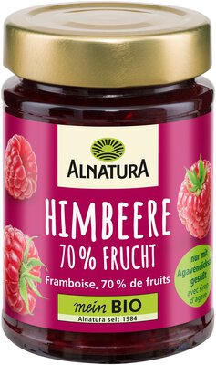 Fruchtaufstrich Himbeere mit Agavendicksaft 