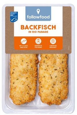 Backfisch in Bio Panade