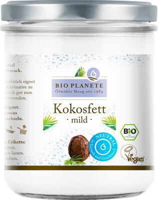 Kokosfett mild gedämpft
